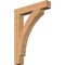 Ekena Millwork Thorton Block Smooth Bracket, Western Red Cedar, 5 1/2"W x 34"D x 46"H BKT06X34X46THR05SWR - alternate 1